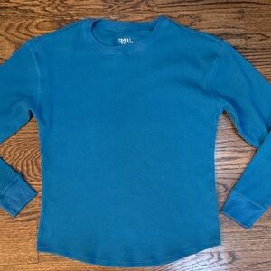 Time and Tru Blue Long Sleeve Tee